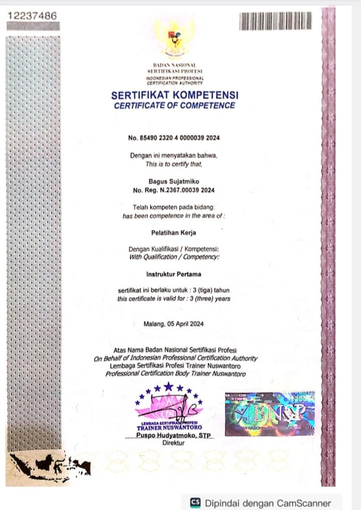 Instruktur Pertama (Bagus S.)